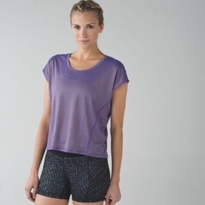 Lululemon metallic tee